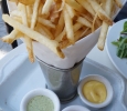 Pommes Frites with Trio of Dipping Sauces